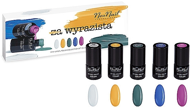 Set - NeoNail Professional Wyrazista Set (5xnail/polish/3ml) — photo N1