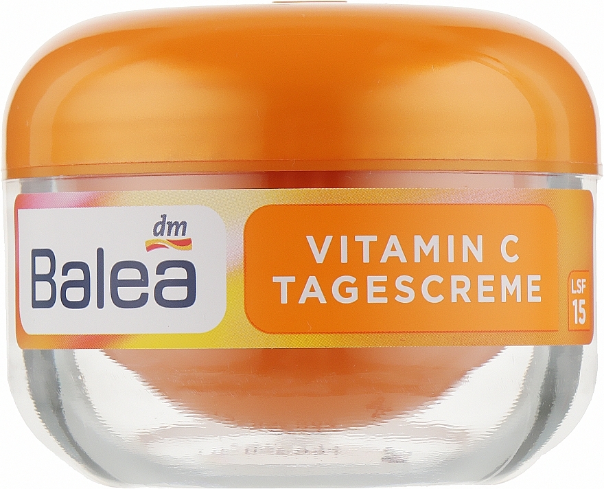 Day Face Cream with Vitamin C - Balea Vitamin C SPF15 — photo N2