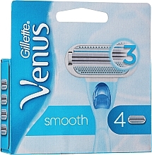 Shaving Razor Refills, 4 pcs. - Gillette Venus Smooth  — photo N1