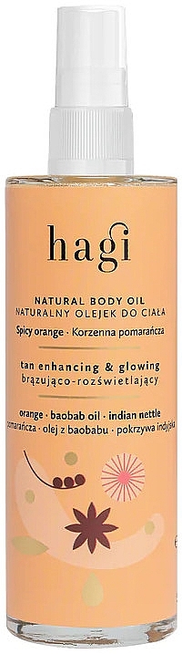 Spicy Orange Body Butter - Hagi Natural Body Oil Spicy Orange — photo N1