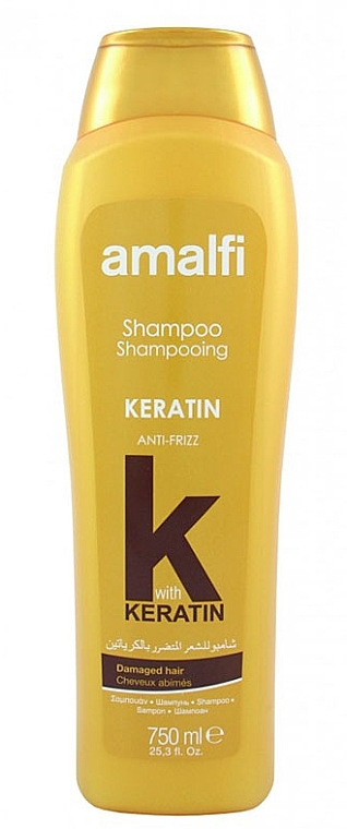 Keratin Shampoo for Damaged Hair - Amalfi Keratin for Damaged Hair Shampoo — photo N1