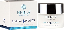Fragrances, Perfumes, Cosmetics Face Cream - Herla Hydra Plants Intense Hydrating Night Cream