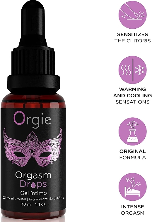 Stimulating Drops for Women - Orgie Orgasm Drops Clitoral Arousal — photo N3