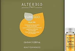 Fragrances, Perfumes, Cosmetics Illuminating Ampoule for Unruly & Curly Hair - Alter Ego CureEgo Silk Oil Leave-in Illuminating Treatment