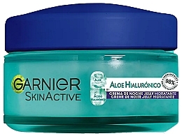 Moisturizing Night Face Cream - Garnier Skin Active Hyaluronic Aloe Moisturizing Jelly Night Cream — photo N15