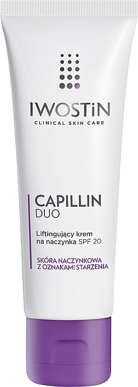 Lifting Anti-Redness Facial Day Cream - Iwostin Capillin Duo Day Lifting Cream Spf20  — photo N1