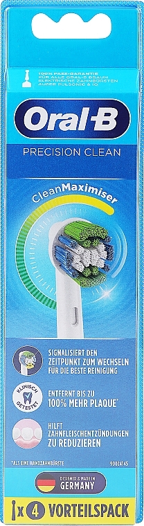 Electric Toothbrush Head, 4 pcs. - Oral-B Precision Clean Clean Maximizer — photo N1
