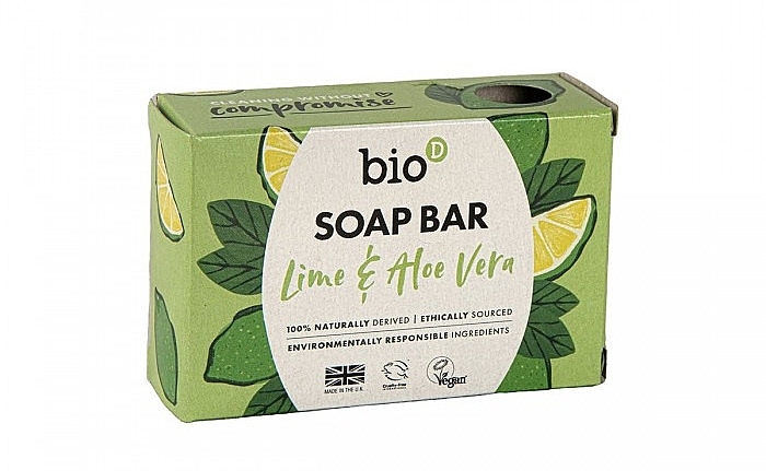 Lime & Aloe Vera Soap - Bio-D Lime & Aloe Vera Soap Bar — photo N1