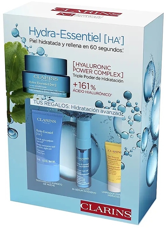 キット - Clarins Hydra-Essentiel [Ha2] (f/cr/50ml + f/cr/15ml + ser/15ml + cleanser/5ml) — photo N1