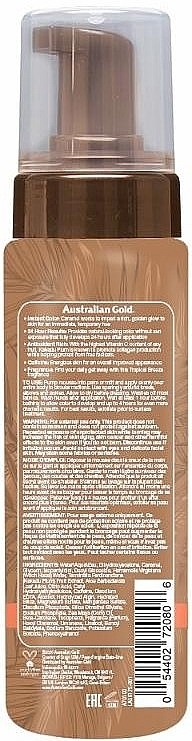 Self-Tanning Mousse - Australian Gold Instant Sunless Mousse — photo N2