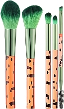 Makeup Brush Set - I Heart Revolution Tasty Watermelon Brush Set — photo N1