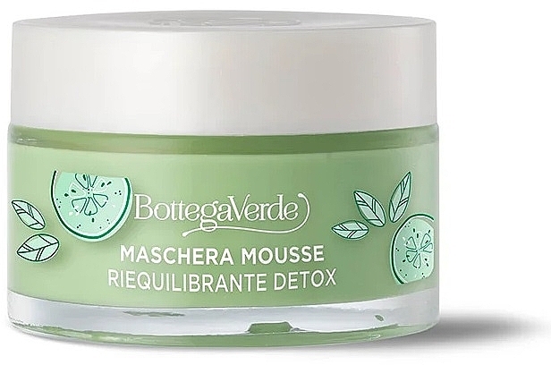 Mousse Mask - Bottega Verde Beauty Extracts Cucumber Juice & Matcha Tea Mousse Mask — photo N1