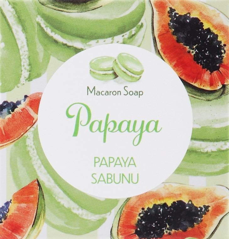 Papaya Macaron Soap - Thalia Papaya Macaron Soap — photo N1