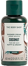 Fragrances, Perfumes, Cosmetics Shower Cream with Coconut Oil - The Body Shop Coconut Vegan Shower Cream (mini size)