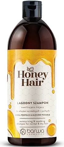 Shampoo for Normal & Dry Hair - Barwa Honey Hair Shampoo — photo N1