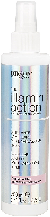 Set - Dikson Illaminaction Salon Kit (shmp/1000ml + primer/300ml + conc/1000ml + cr/200ml + spray/80ml) — photo N5