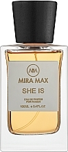 Fragrances, Perfumes, Cosmetics Mira Max She Is - Eau de Parfum (tester with cap)