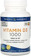 Dietary Supplement with Orange Flavor "Vitamin D3 1000" - Nordic Naturals Vitamin D3 Orange — photo N1