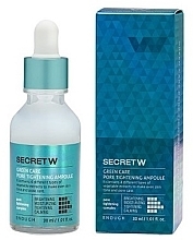 Fragrances, Perfumes, Cosmetics Face Serum - Enough Secret W Green Care Pore Tightening Ampoule