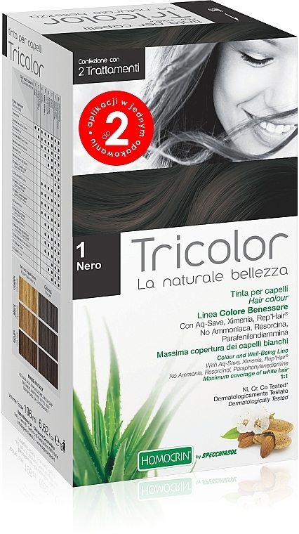 Hair Color - Specchiasol Tricolor — photo N1
