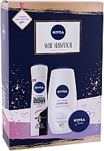 Fragrances, Perfumes, Cosmetics Set - Nivea Sensitive Smooth (sh/gel/250ml + deo/150ml + cr/30ml)