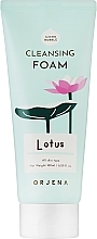 Fragrances, Perfumes, Cosmetics Lotus Face Cleansing Foam - Orjena Cleansing Foam Lotus