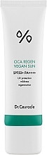 Fragrances, Perfumes, Cosmetics Vegan Centella Facial Sunscreen - Dr.Ceuracle Cica Regen Vegan Sun Gel SPF 50+ PA++++