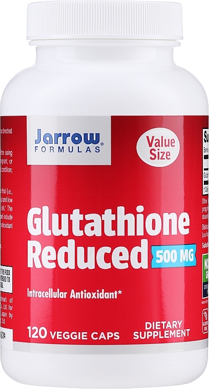Dietary Supplement - Jarrow Formulas Glutathione Reduced 500mg — photo N1