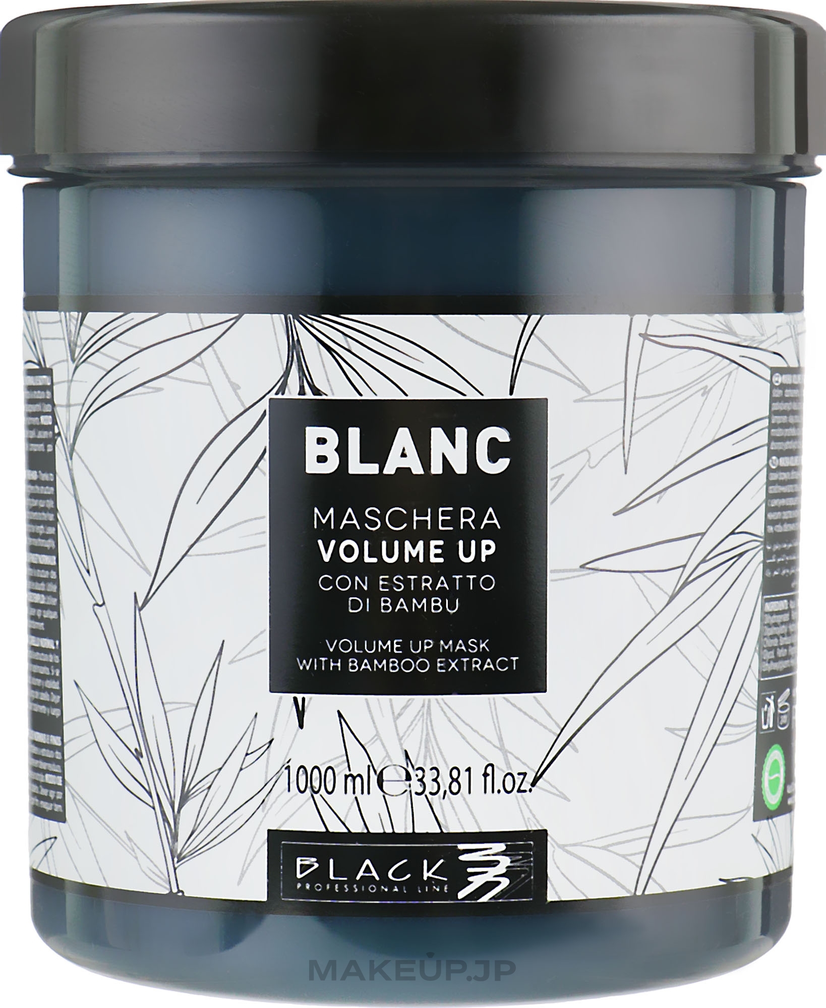 Volumizing Hair Mask - Black Professional Line Blanc Volume Up Mask — photo 1000 ml