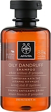 Fragrances, Perfumes, Cosmetics Oily Hair Anti-Dandruff White Willow and Propolis Shampoo - Apivita Shampoo For Oily Dandruff With White Willow Propolis