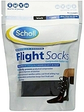 Fragrances, Perfumes, Cosmetics Flight Compression Socks, black - Scholl Flight Socks Compression