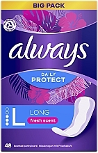 Fragrances, Perfumes, Cosmetics Sanitary Pads, 48 pcs. - Always Slipeinl Daily Prot Long Frisch