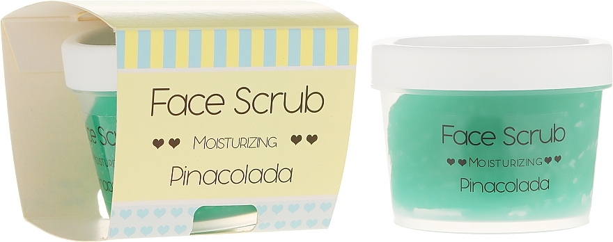 Face & Lip Moisturizing Scrub - Nacomi Moisturizing Face&Lip Scrub Pinacolada — photo N2