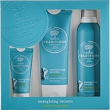 Fragrances, Perfumes, Cosmetics Set - Treets Traditions Energising Secrets (sh/gel/200ml + b/cr/50ml + sh/foam/200ml)