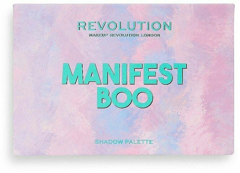 Eyeshadow Palette - Makeup Revolution Power Shadow Palette Manifest Boo — photo N10