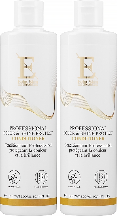 Set - Eclat Skin London Professional Color & Shine Protect Conditioner (h/cond/2x300ml) — photo N1