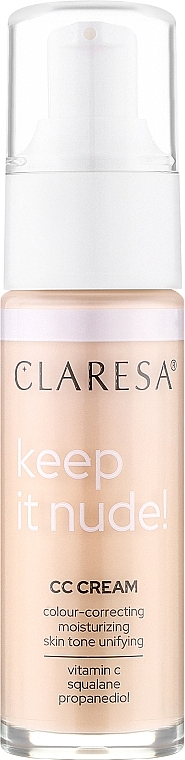 CC Face Cream - Claresa Keep It Nude — photo N1