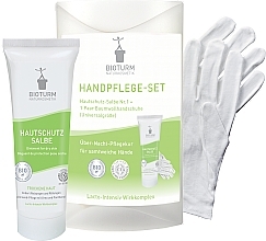 Fragrances, Perfumes, Cosmetics Set for Hands - Bioturm Hand Care Set (cr/50ml + gloves)