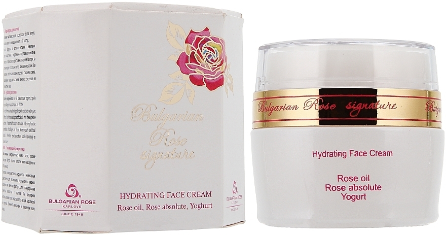 Moisturizing Face Cream - Bulgarian Rose Signature Hydrating Face Cream — photo N1