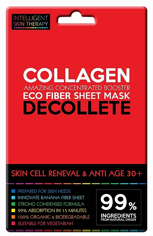 Express Decollete Mask - Beauty Face IST Skin Cell Reneval & Anti Age Decolette Mask Marine Collagen — photo N3