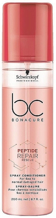 Repair Hair Conditioner Spray - Schwarzkopf Professional BC Bonacure Peptide Repair Rescue Spray Conditioner — photo N1