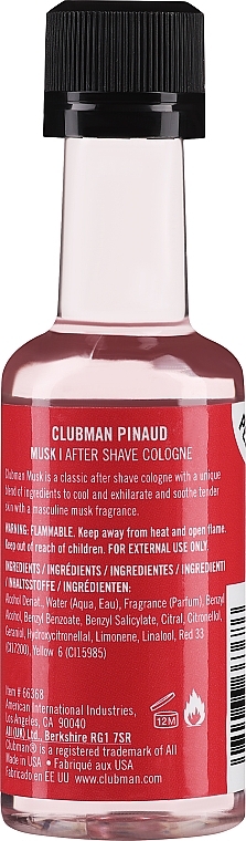 Clubman Pinaud Musk - After Shave Cologne — photo N3