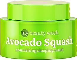 Nourishing Night Face Mask - 7 Days My Beauty Week Avocado Squash — photo N1