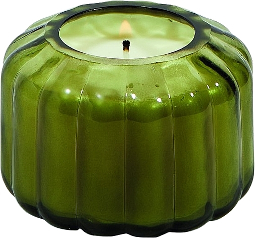 Secret Garden Scented Candle - Paddywax Ripple Glass Candle Secret Garden — photo N1