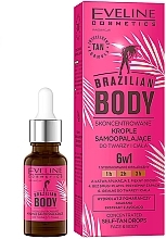 Fragrances, Perfumes, Cosmetics Concentrated Self-Tanning Face & Body Drops - Eveline Cosmetics Brazilian Body