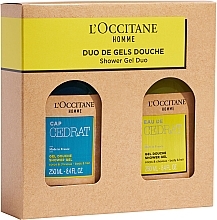 Fragrances, Perfumes, Cosmetics Set - L'Occitane Cedrat Duo Set (sh/gel/250ml + sh/gel/250ml)