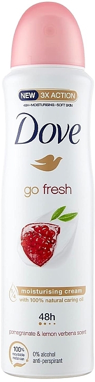 ポメグラネイト & レモンバーベナ制汗デオドラント - Dove Go Fresh 48h Pomegranate & Lemon Verbena — photo N1