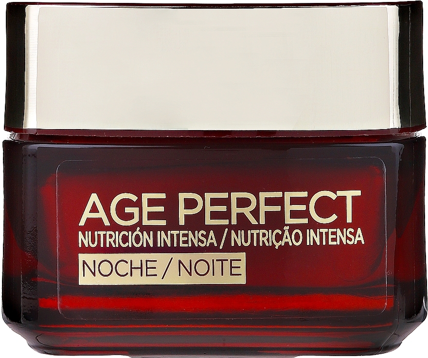 Night Face Cream - L'Oreal Paris Age Perfect Intense Nutrition Rich Cream 60+ Night Cream — photo N1