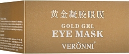 Rejuvenating Hydrogel Eye Patch with Gold, Hyaluronic Acid & Collagen - Veronni Gold Gel Eye Mask — photo N5