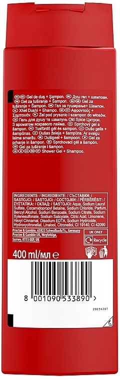 Shower Gel - Old Spice Citron Shower Gel — photo N3